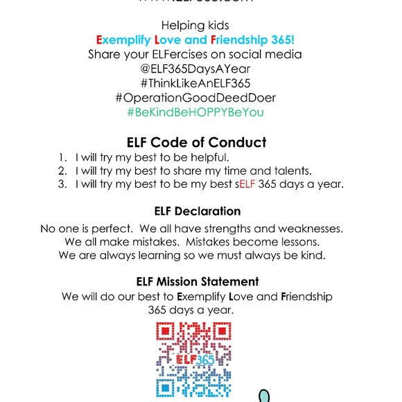 Frog ELFercise Kit - Be Kind, Be Hoppy, Be YOU! - Picture 6 of 7